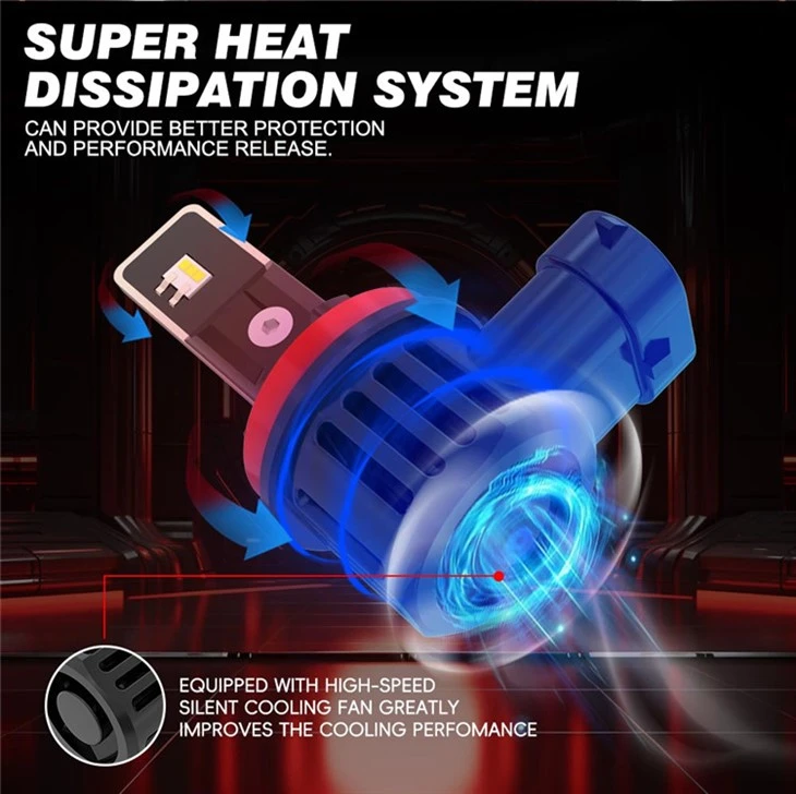 New LED Headlight With TST Technology H11 H16 JP LED Bulb