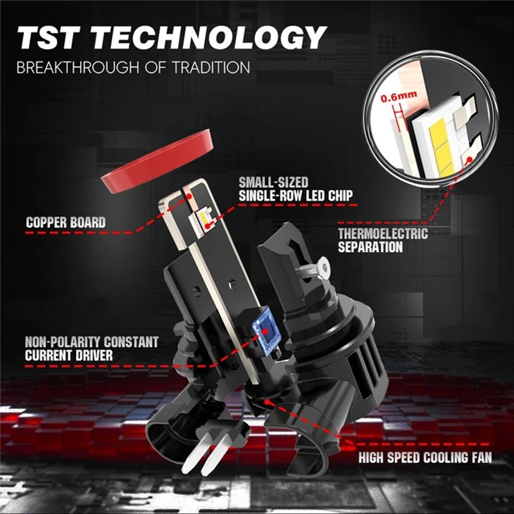 New LED Headlight With TST Technology H11 H16 JP LED Bulb