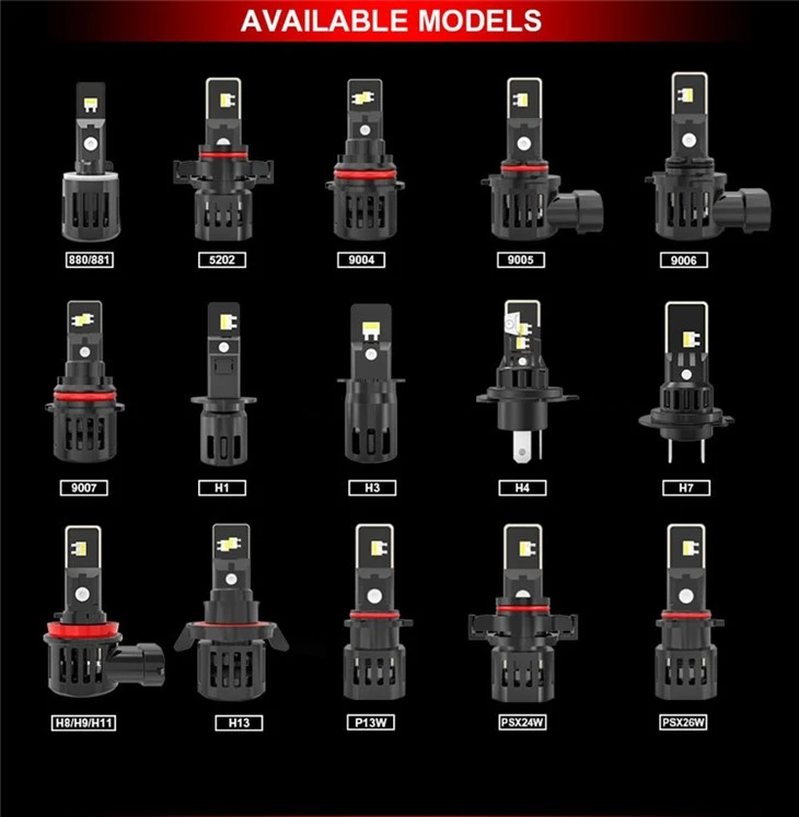 New LED Headlight With TST Technology H11 H16 JP LED Bulb